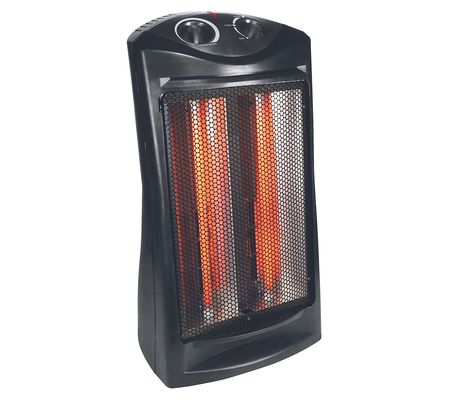 Comfort Glow Portable Quartz Tower Heater with Thermostat