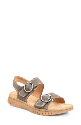 Comfortiva Copley Wedge Sandal in Taupe