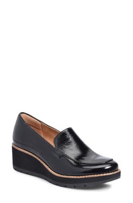 Comfortiva Farland Wedge Loafer in Black Patent