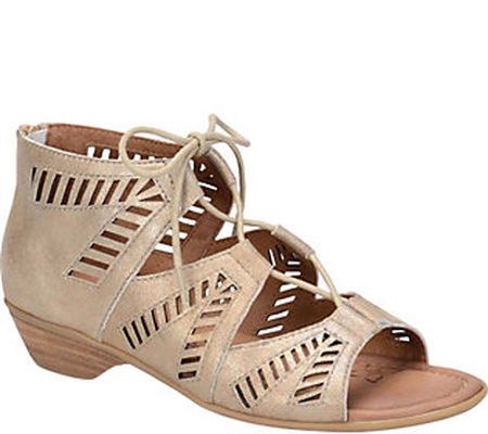 Comfortiva Lace Up Leather Sandals - Riley
