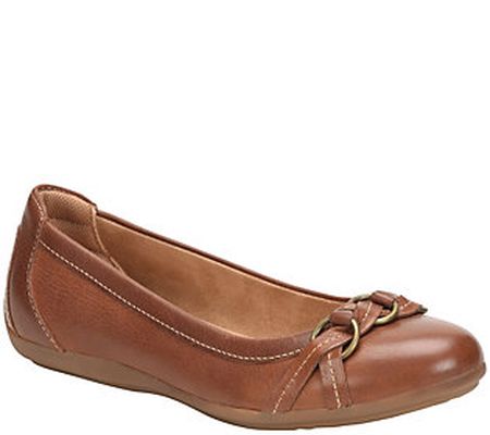 Comfortiva Leather Flats - Maloree