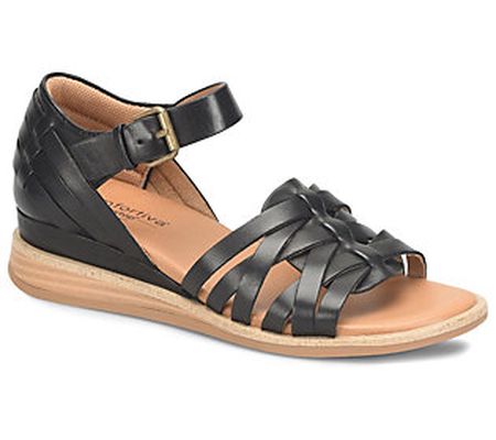 Comfortiva Leather Huarache Sandal - Marina