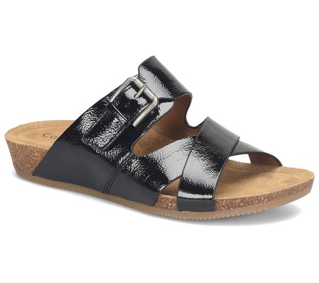 Comfortiva Leather Slide Sandal - Gervaise