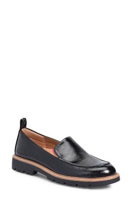 Comfortiva Lindee Lug Sole Loafer in Black Patent