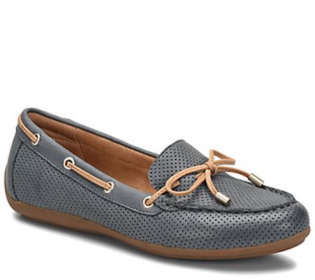 Comfortiva Perforated Slip-on Moccasins - Mindy II