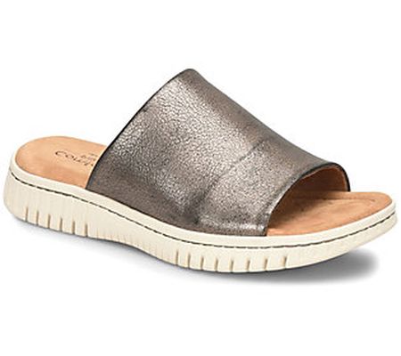 Comfortiva Slip-On Leather Sandals - Carmila