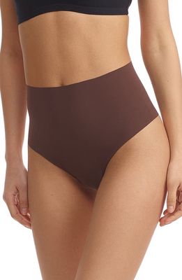 Commando Classic High Rise Thong in Mocha