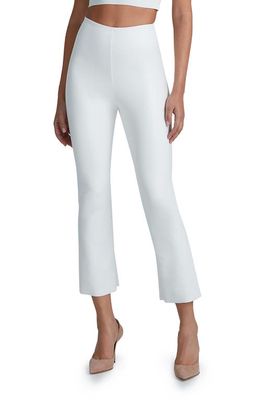 Commando Faux Leather Flare Crop Pull-On Pants in White