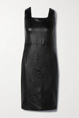 Commando - Faux Stretch-leather Mini Dress - Black
