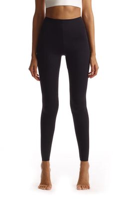 Commando Scuba Knit High Waist Leggings in Black