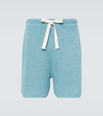 Commas Openwork cotton shorts
