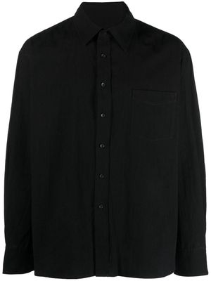 COMMAS relaxed cotton shirt - Black