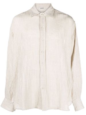 COMMAS Woven Rope linen-cotton shirt - Neutrals