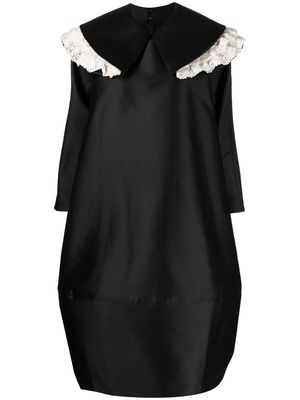 Comme Des Garçons Comme Des Garçons collar-detail oversized dress - Black