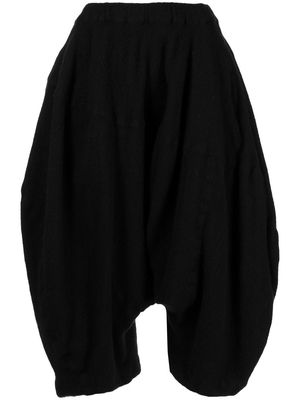Comme Des Garçons Comme Des Garçons cropped wide-leg trousers - Black