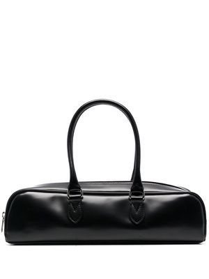 Comme Des Garçons Comme Des Garçons elongated leather tote bag - Black