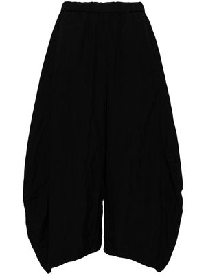 Comme Des Garçons Comme Des Garçons high-waist cropped trousers - BLACK