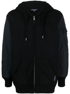 Comme Des Garçons Comme Des Garçons hooded zip-up jacket - Black