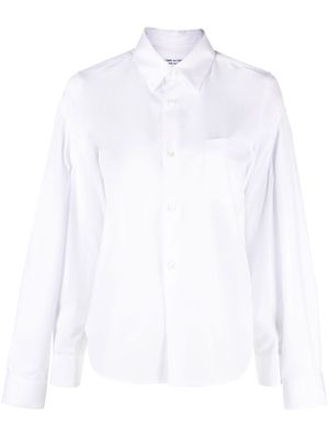 Comme Des Garçons Comme Des Garçons layered-detail cotton shirt - White