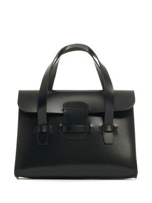 Comme Des Garçons Comme Des Garçons medium Bridle leather tote bag - Black