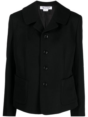 Comme Des Garçons Comme Des Garçons notched-lapels wool blazer - Black
