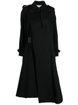 Comme Des Garçons Comme Des Garçons notched-lapels wool coat - Black