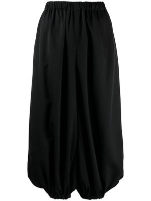 Comme Des Garçons Comme Des Garçons pleat-detailing wool trousers - Black