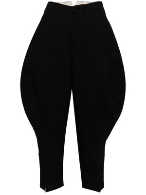 Comme Des Garçons Comme Des Garçons puffball cropped trousers - Black