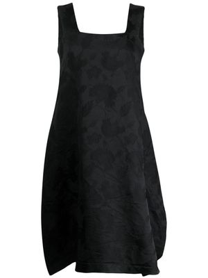 Comme Des Garçons Comme Des Garçons sleeveless jacquard midi dress - Black