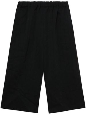 Comme Des Garçons Comme Des Garçons wide-leg cropped jeans - Black