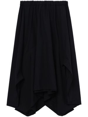 Comme Des Garçons Comme Des Garçons wool midi skirt - Black