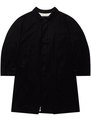 Comme Des Garçons Homme button-up wool coat - Black