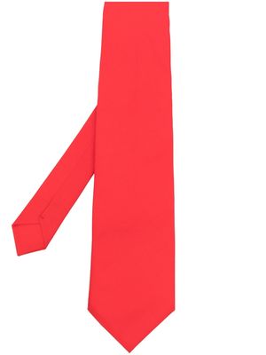 Comme Des Garçons Homme Deux basic pointed-tip tie - Red
