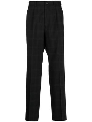 Comme Des Garçons Homme Deux check-print tailored trousers - Black