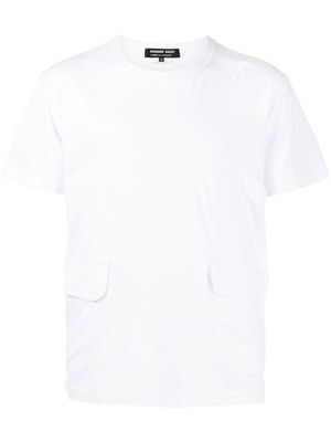 Comme Des Garçons Homme Deux double-pockets cotton T-shirt - White