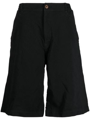 Comme Des Garçons Homme Deux elasticated-waistband wide-leg shorts - Black
