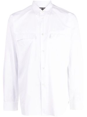 Comme Des Garçons Homme Deux flap-pocket poplin shirt - White