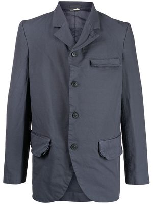 Comme Des Garçons Homme Deux notched-lapel button-up blazer - Grey