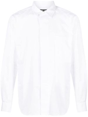 Comme Des Garçons Homme Deux patch-pocket cotton shirt - White