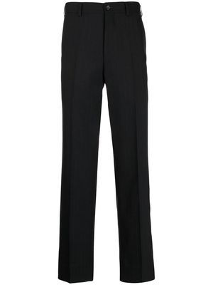 Comme Des Garçons Homme Deux pinstripe-print tailored trousers - Black
