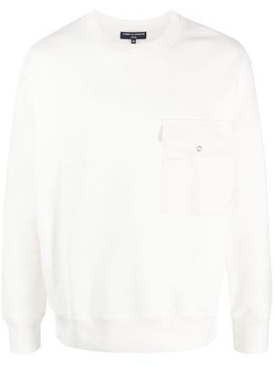 Comme Des Garçons Homme drop-shoulder cotton sweatshirt - White