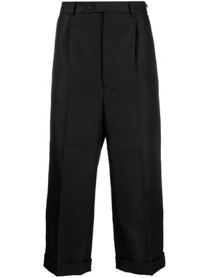 Comme Des Garçons Homme high-waisted cropped trousers - Black