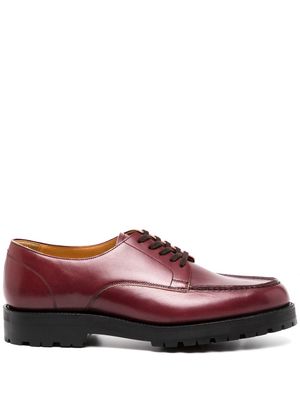 Comme Des Garçons Homme lace-up leather derby shoes - Brown