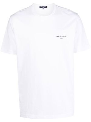 Comme Des Garçons Homme logo crew-neck T-shirt - White