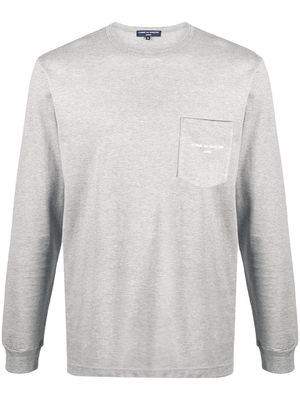 Comme Des Garçons Homme logo-print cotton T-shirt - Grey