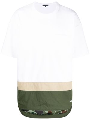 Comme Des Garçons Homme logo-print detail T-shirt - White