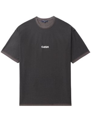 Comme des Garçons Homme logo-print T-shirt - Brown