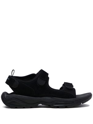 Comme Des Garçons Homme logo-print touch-strap sandals - Black