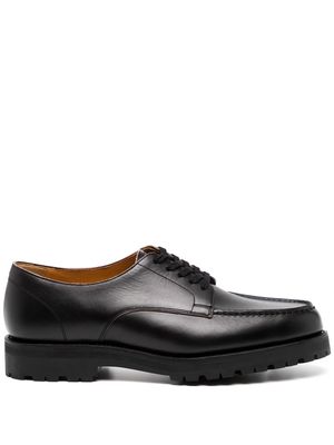 Comme Des Garçons Homme lug-sole leather Derby shoes - Black