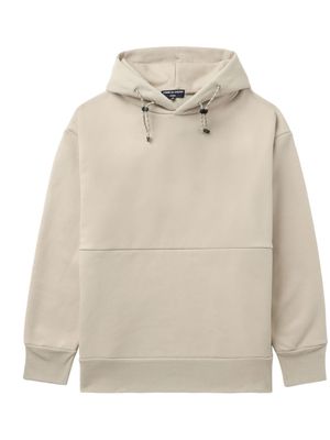 Comme des Garçons Homme panelled cotton-blend hoodie - Neutrals